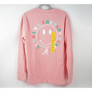 Champion NCAA Alabama Crimson Tide Long Sleeve T-Shirt W/ Pocket, Pink, Small